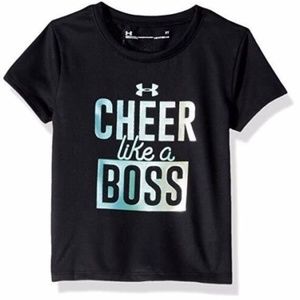 Under Armour Girls T-Shirt Graphic Shiny Print